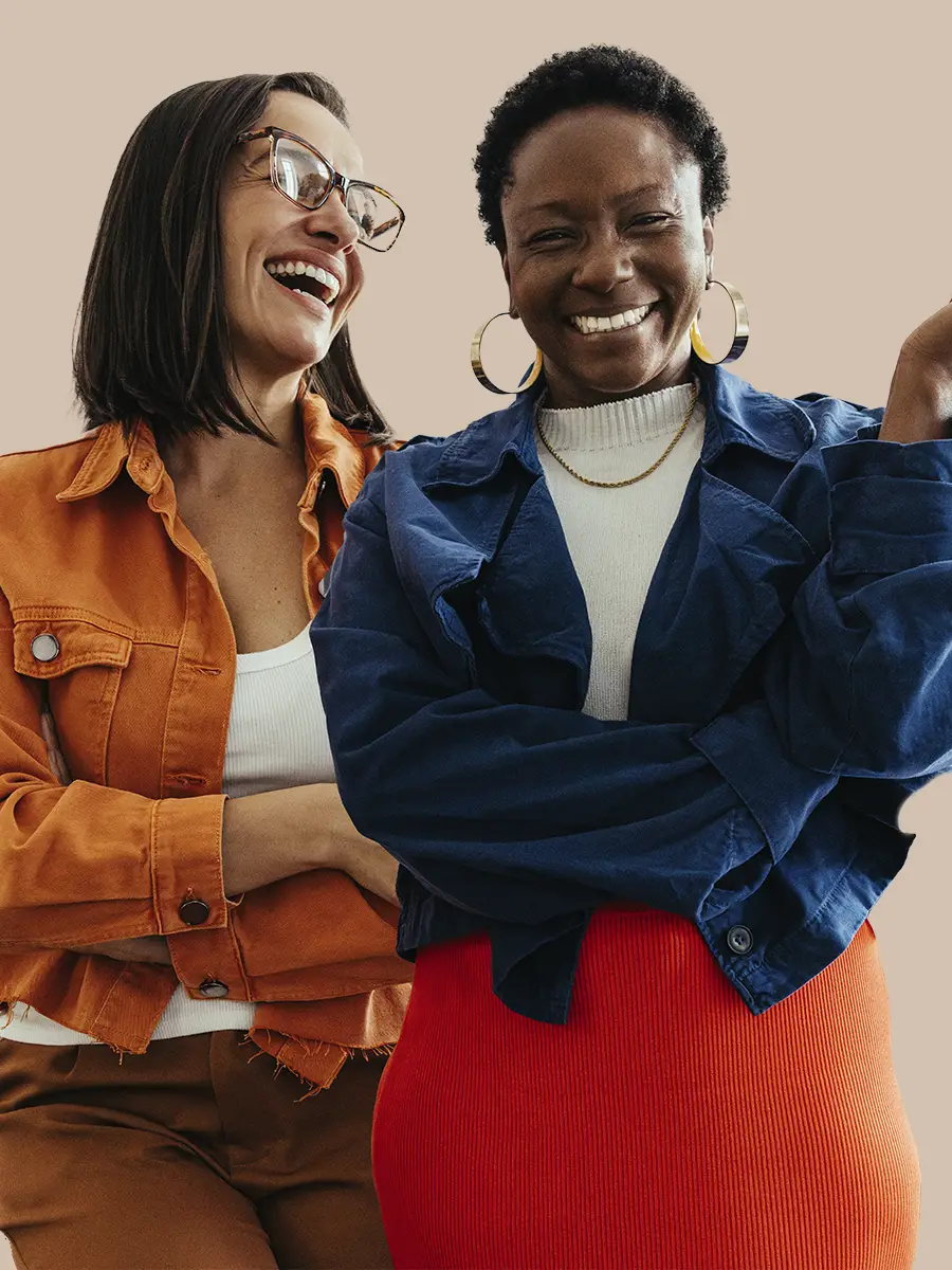 Overeaters Anonymous cover: two women laughing.