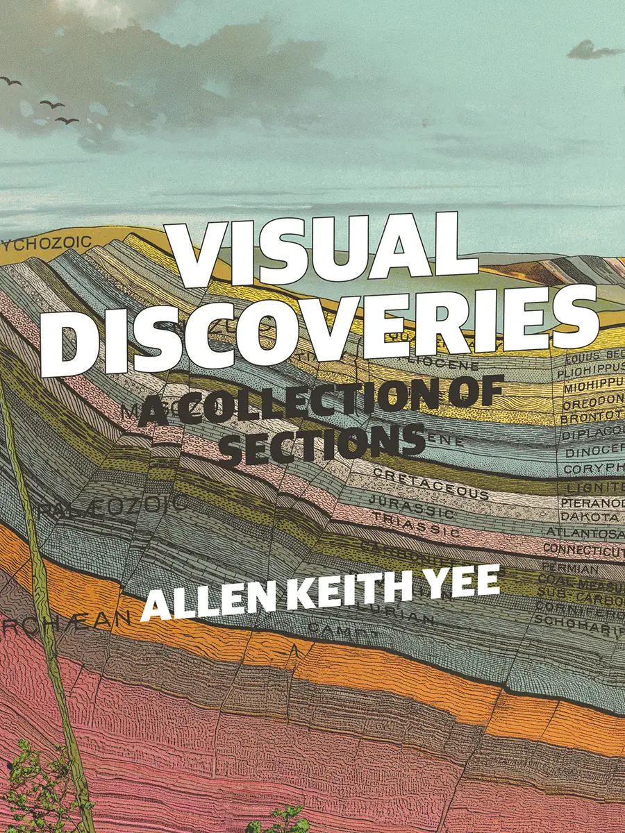 visual discoveries: a collection of sections: book cover by allen yee